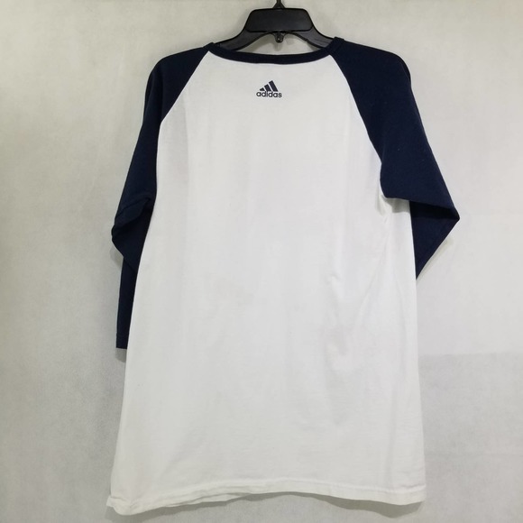 Vintage Adidas Shirt Pitt Baseball Raglan 1980s Medium USA Made - Picture 6 of 12